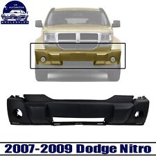 New Front Bumper Cover For 2007-2009 Dodge Nitro w/ fog lamp holes Textured picture