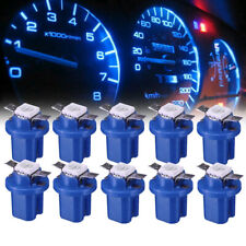 10x T5 B8.5D 5050 SMD Blue Car LED Dashboard Instrument Light Bulbs Accessories picture