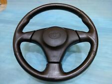 JDM TOYOTA SUPRA MR2  AE101 AE100 STEERING WHEEL LEATHER STITCHED VERY RARE picture