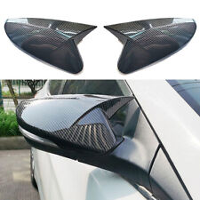 1Pair For 2012-2017 Hyundai Veloster Carbon Fiber OX Rear View Mirror Cover Trim picture