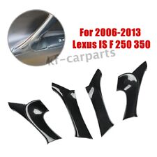 For Lexus IS F 250 350 2006-2013 Carbon Fiber Interior Door Armrest Panel Trim picture