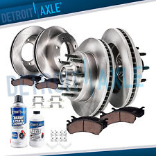 Brakes Rotors + Pads Ford F-350 SD Front & Rear Brake Rotor & Pad 2WD ABS picture