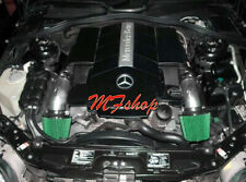Black Green Dual Air Intake Kit For 1999-2005 Mercedes Benz S320 3.2L V6 W220 picture