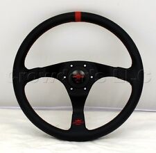Personal 350mm Trophy Steering Wheel Black Leather with Red Accents 6518.35.2072 picture