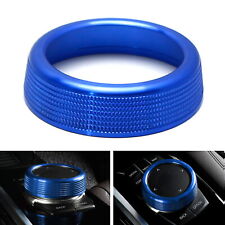 Blue Knob Cover Ring For BMW 1 2 3 4 5 6 7 X 7-Button Multimedia Controller picture