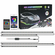 RGB LED Strip Under Car Tube Underglow Underbody System Neon Light APP Control picture