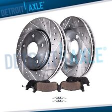 294mm Rear DRILLED Brake Rotors + Ceramic Pads for BMW 323iT 325i 325Ci 328i E46 picture
