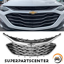 3 Pcs Chrome Front Grille Upper Lower Grill For Chevrolet Malibu 2019 2020-2023 picture