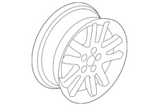 Genuine Ford Wheel Alloy 6L2Z-1007-B picture