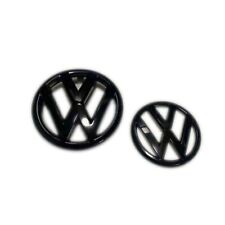 Glossy Black Front and Rear Badge Emblem for VW Volkswagen MK6 GTI GOLF6 set picture
