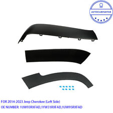 3 PCS For 2014-2022 2023 Jeep Cherokee Rear Left Wheel Arch Fender Three Section picture
