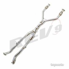 Rev9 Stainless Catback Y Pipe Exhaust *No muffler* for 3.0T Q60 17-22, Q50 16-23 picture