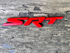 15-18 Grand Cherokee Red SRT Logo Emblem Nameplate Badge picture