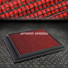 FOR LAND RANGE ROVER/LR3 RED REUSABLE/WASHABLE DROP IN AIR FILTER PANEL picture