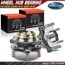 2Pcs Front Side Wheel Bearing Hub for Nissan Murano 03-07 Quest 04-09 w/ Sensor picture