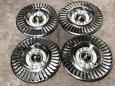 SET OF 4 1957 FORD THUNDERBIRD TURBINE HUBCAPS / WHEEL COVERS B7A-1130-B picture