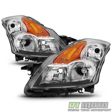 For 2007 2008 2009 Altima Sedan Chrome Headlights Headlamps Assembly Left+Right picture