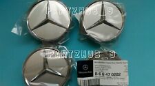 4 Genuine Wheel Hub Cap for Mercedes Benz Star 2204000125 Alloy Wheel Silver picture