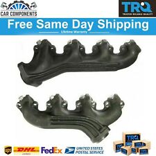 TRQ Exhaust Manifolds Pair For 75-87 Ford F-Series Pickup Truck E-Series 7.5L V8 picture