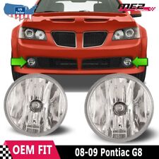 For 08-09 Pontiac G8 Fog lights Clear Bumper Driving Lamps Left + Right Pair picture