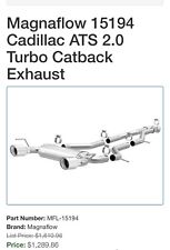 MagnaFlow Exhaust System Kit 2013-2014 Cadillac Ats 2.0 Turbo  New Rare Catback picture