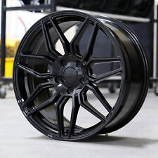 Used 20x10/20x11 OS Style fit Camaro 5x120 23/43 66.9 Black Wheels set-4 picture