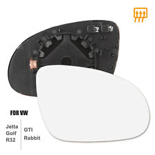Mirror Glass Heated with Backing Plate Passenger Right Side RH for VW R32 Rabbit picture