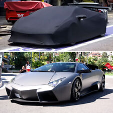 Indoor Car Cover Satin Stretch Dust-proof Custom Black For Lamborghini Reventon picture
