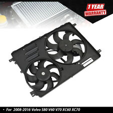 For Volvo S80 V60 V70 XC60 XC70 2008-2016 Dual AC Condenser Radiator Cooling Fan picture