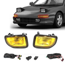 Yellow Front Bumper Driving Fog Lights Lamps Kit For Toyota MR2 1991-1995 picture