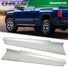 Rocker Panels Fit For 2014-2018 Chevrolet Silverado Extended Cab 4 Door PAIR picture