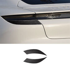Carbon Fiber Rear Taillight Eyebrow Decorative Trim For Porsche Taycan 2019-2022 picture