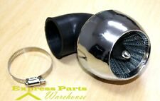 Chrome 44mm Performance Air Filter For GY6 150cc ATV Scooters Go karts. USA picture