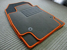 Original arm panels floor mats for Ford Streetka + anthracite + edge orange + new picture