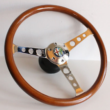 Steering Wheel fits For Alfa Romeo Montreal 2000 GTV Veloce Wood Chrome 70-77 picture
