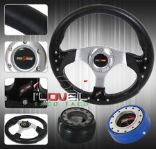 320mm Cressida Celica Black Godsnow Steering Wheel + Adapter Hub Combo Kit picture