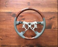 Lexus LX470 GX470 Wood Taupe Perforated Steering Wheel 2003 -2008 picture