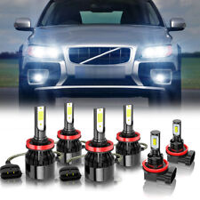 For Volvo S80 XC70 2008-2013 Cool White LED Headlight High/Low+Fog Light Bulbs picture