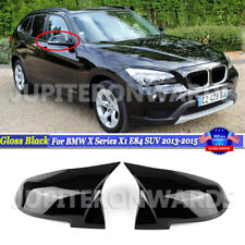 M Style Glossy Black Add-on Mirror Cover For BMW X Series X1 E84 SUV 2013-2015 picture