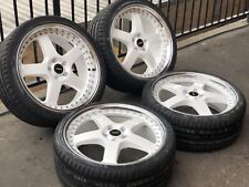 4X GENUINE SIMMONS COMMODORE 20” FR-1 VF VE STAGGERED WHEELS KUMHO TYRES FALCON picture