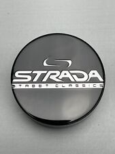 Strada Gloss Black Snap In Wheel Center Cap ZF6007-2-B 6007-2 picture