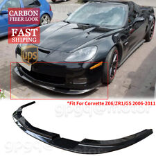 For Corvette C6 Z06 05-13 | ZR1 Style Carbon Fiber Front Bumper Splitter Lip Kit picture
