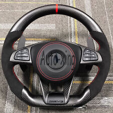 Alcantara Carbon Fiber Steering Wheel for Mercedes AMG C43 C63 E63 S63 W205 C63 picture