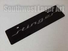  Laser Cut License Plate Delete for KIA Stinger with Engraved Text picture