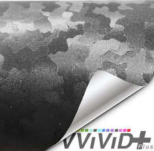 VVivid 2022 VVivid+ Black Stealth Micro Camo Vinyl Car Wrap Film | V503 picture