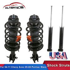Set 4 Complete Struts Shocks For 2004-11 Chevy Aveo 2005-08 Pontiac Wave 2009 G3 picture