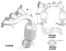 EXHAUST MANIFOLD WITH INTEGRATED CATALYTIC CONVERTER for 2004-2006 Toyota Sienna picture