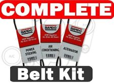 Drive Belt kit fits Kia Rio & RIO 5 2006-2011 Alternator-AC-Power Steering 3PCS picture