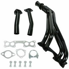 Exhaust Header Black For 1990-1995 Nissan D21 Hardbody Pickup Truck 2.4L 4WD 4X4 picture