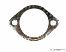 P2M Universal 80MM 2 Bolt Down Pipe Exhaust Muffler Gasket With Fire Ring New picture